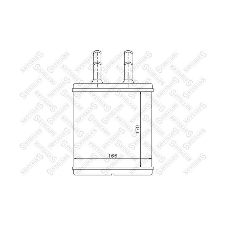 šilumokaitis, salono šildymas STELLOX 82-05018-SX