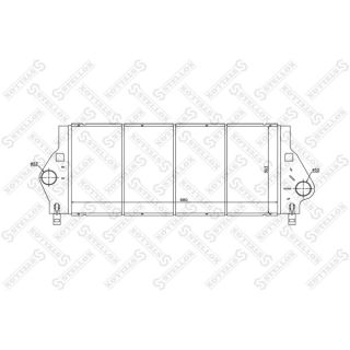 Tarpinis suslėgto oro aušintuvas, kompresorius STELLOX 10-40065-SX