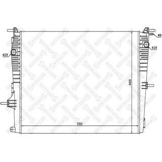 Radiatorius, variklio aušinimas STELLOX 10-26160-SX