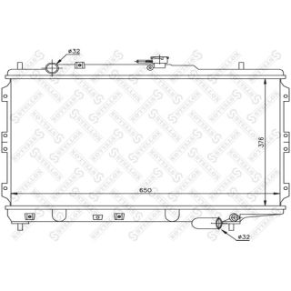 Radiatorius, variklio aušinimas STELLOX 10-26467-SX
