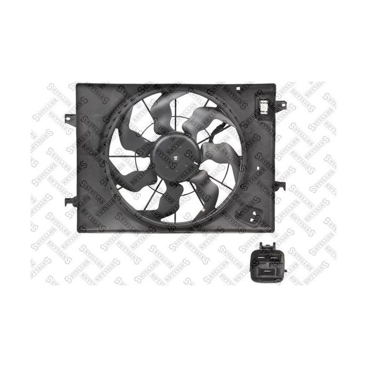 Ventiliatorius, radiatoriaus STELLOX 29-99186-SX