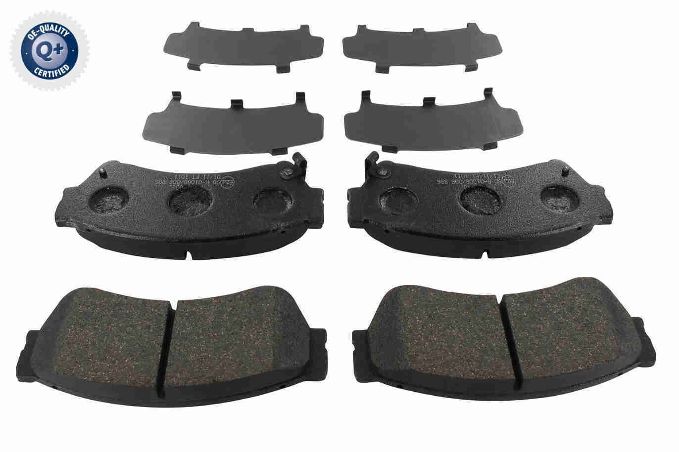 Stabdžių trinkelių rinkinys, diskinis stabdys ACKOJA A32-0065