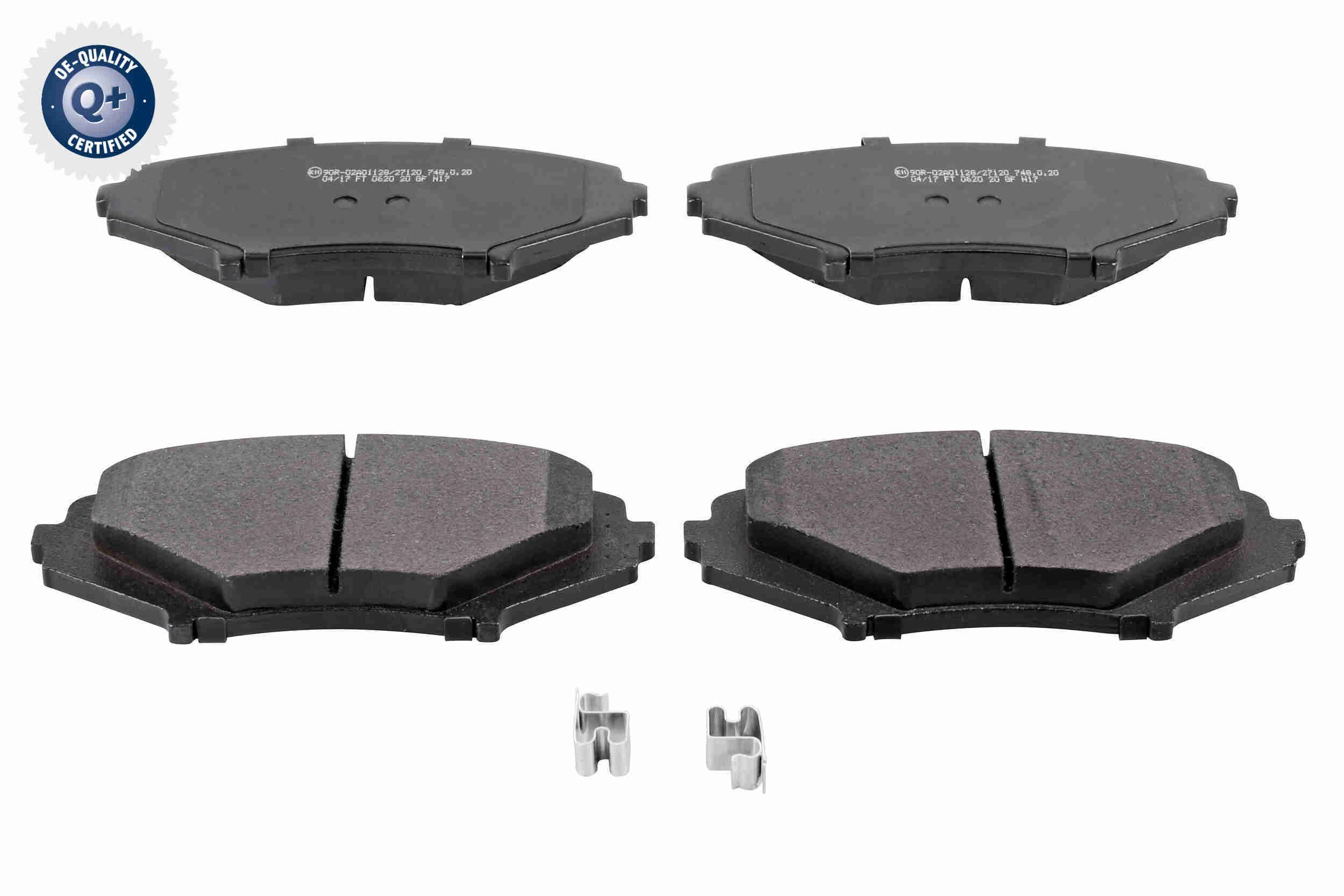 Stabdžių trinkelių rinkinys, diskinis stabdys ACKOJA A32-0155