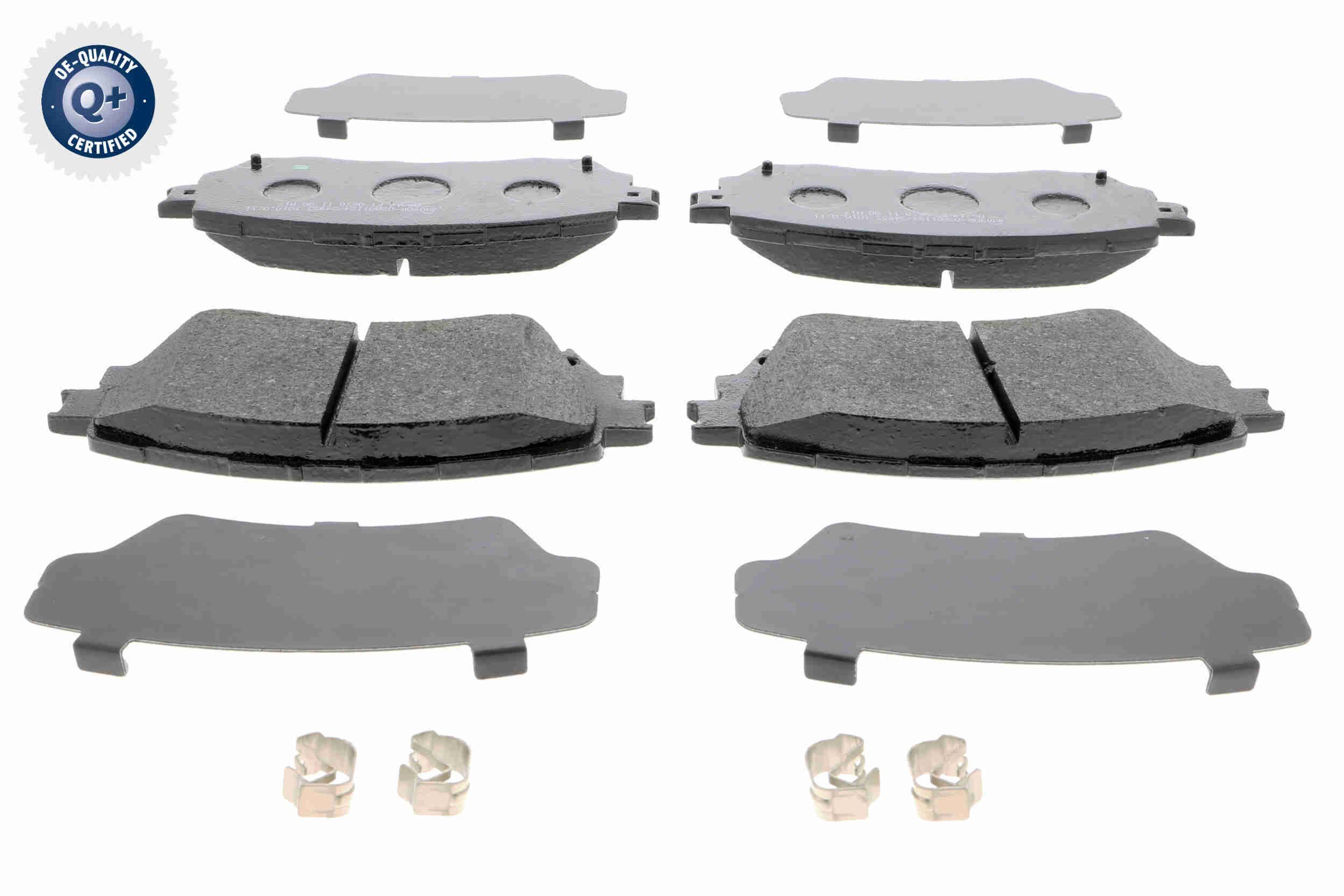 Stabdžių trinkelių rinkinys, diskinis stabdys ACKOJA A32-0242