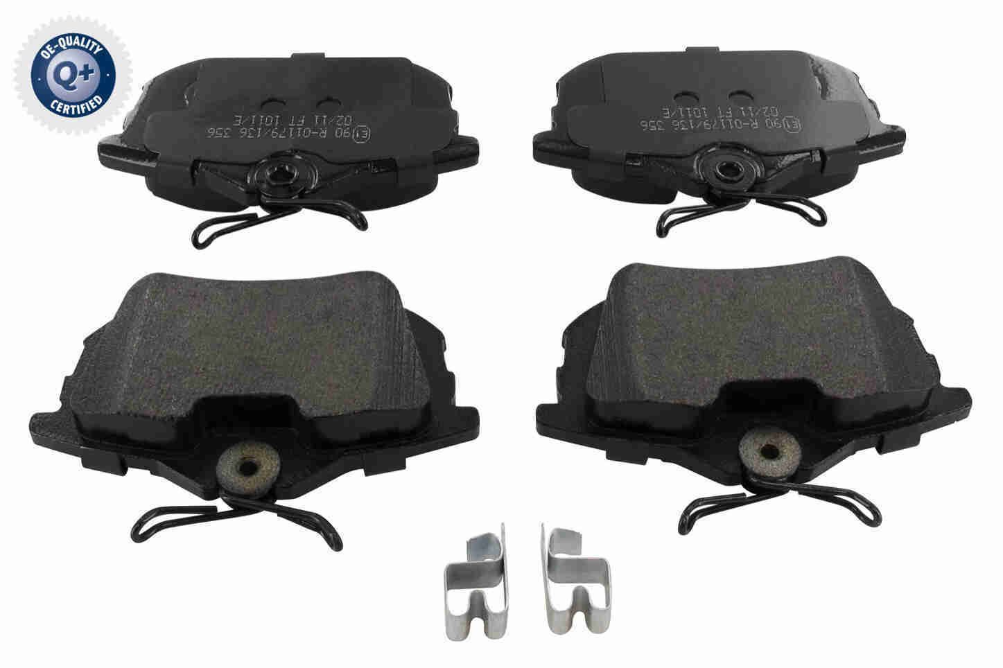 Stabdžių trinkelių rinkinys, diskinis stabdys ACKOJA A37-0022