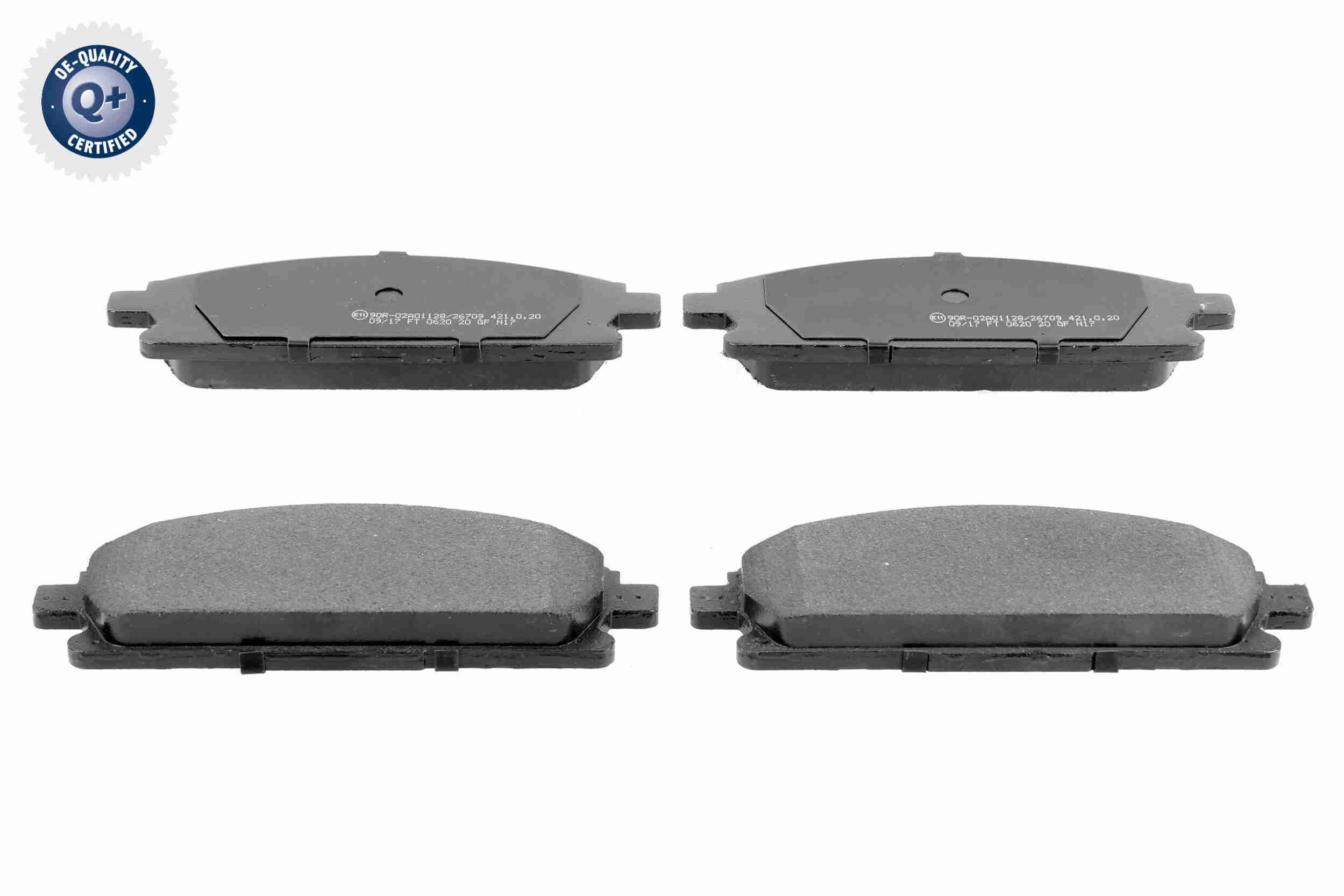 Stabdžių trinkelių rinkinys, diskinis stabdys ACKOJA A38-0034