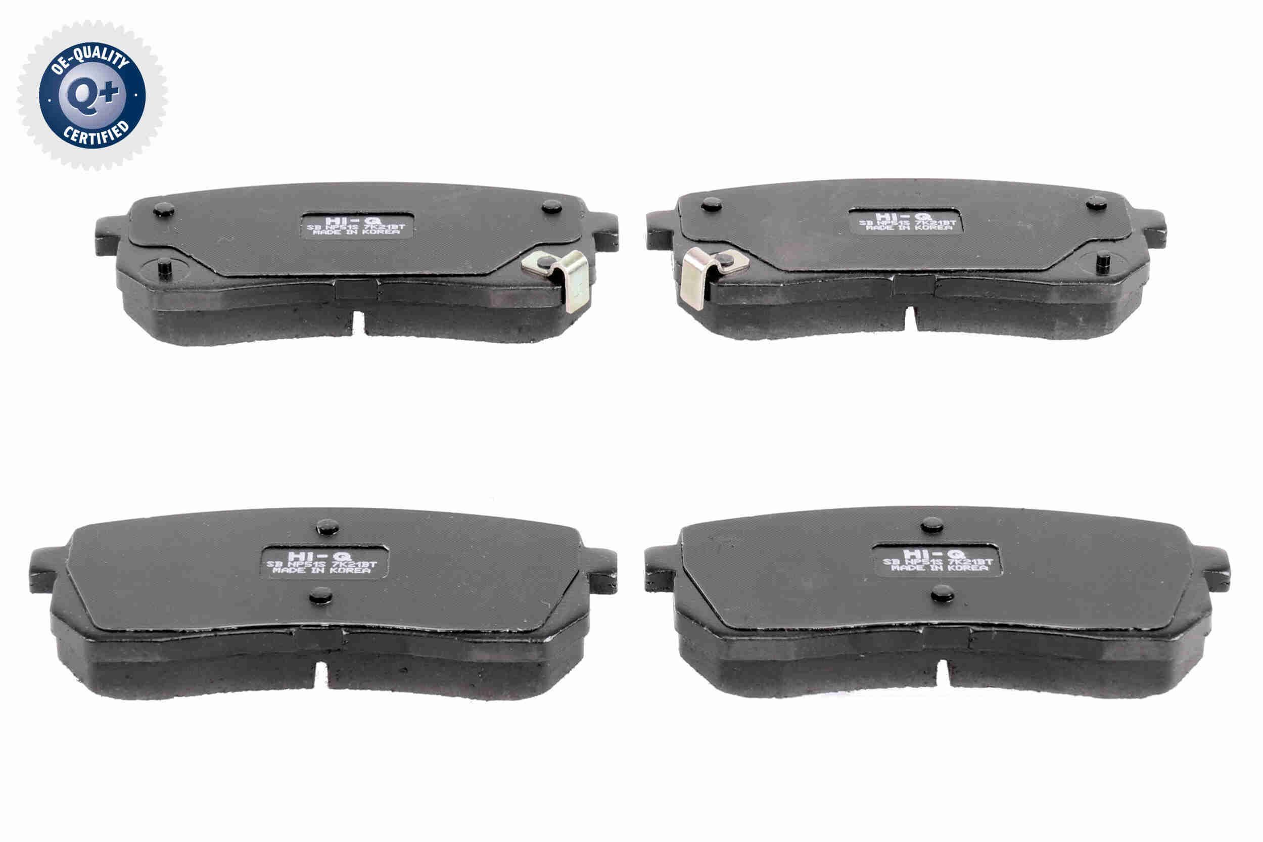 Stabdžių trinkelių rinkinys, diskinis stabdys ACKOJA A52-0145