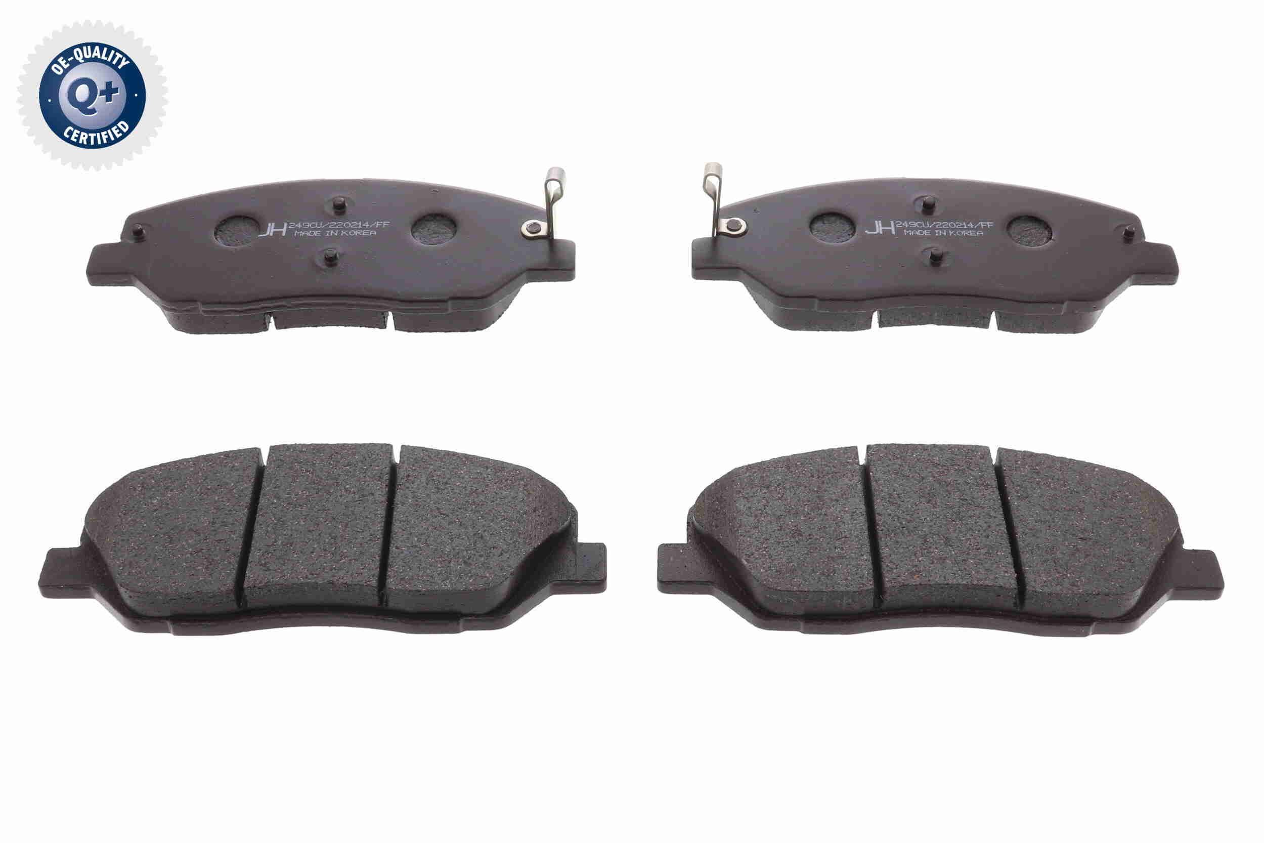 Stabdžių trinkelių rinkinys, diskinis stabdys ACKOJA A52-0293