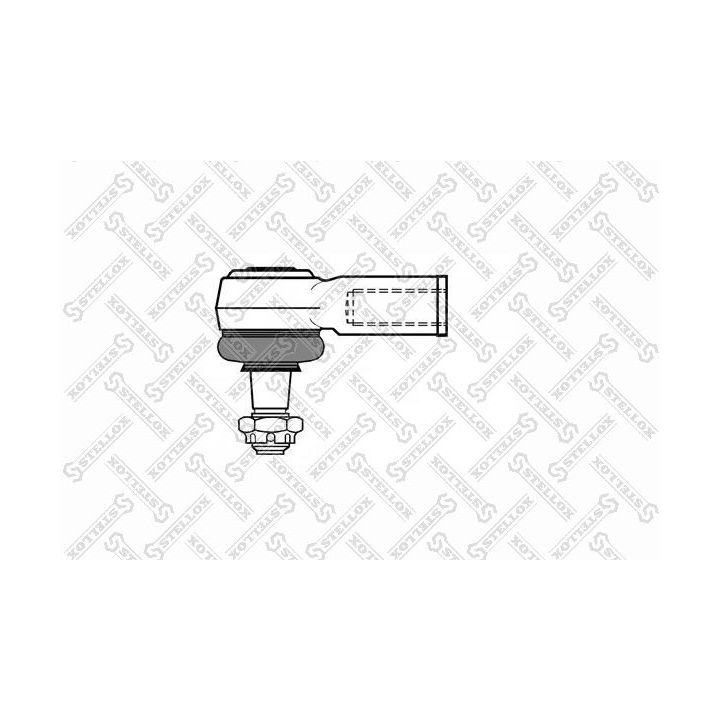 Skersinės vairo trauklės galas STELLOX 84-34040-SX