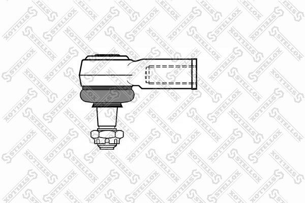 Skersinės vairo trauklės galas STELLOX 84-34040-SX