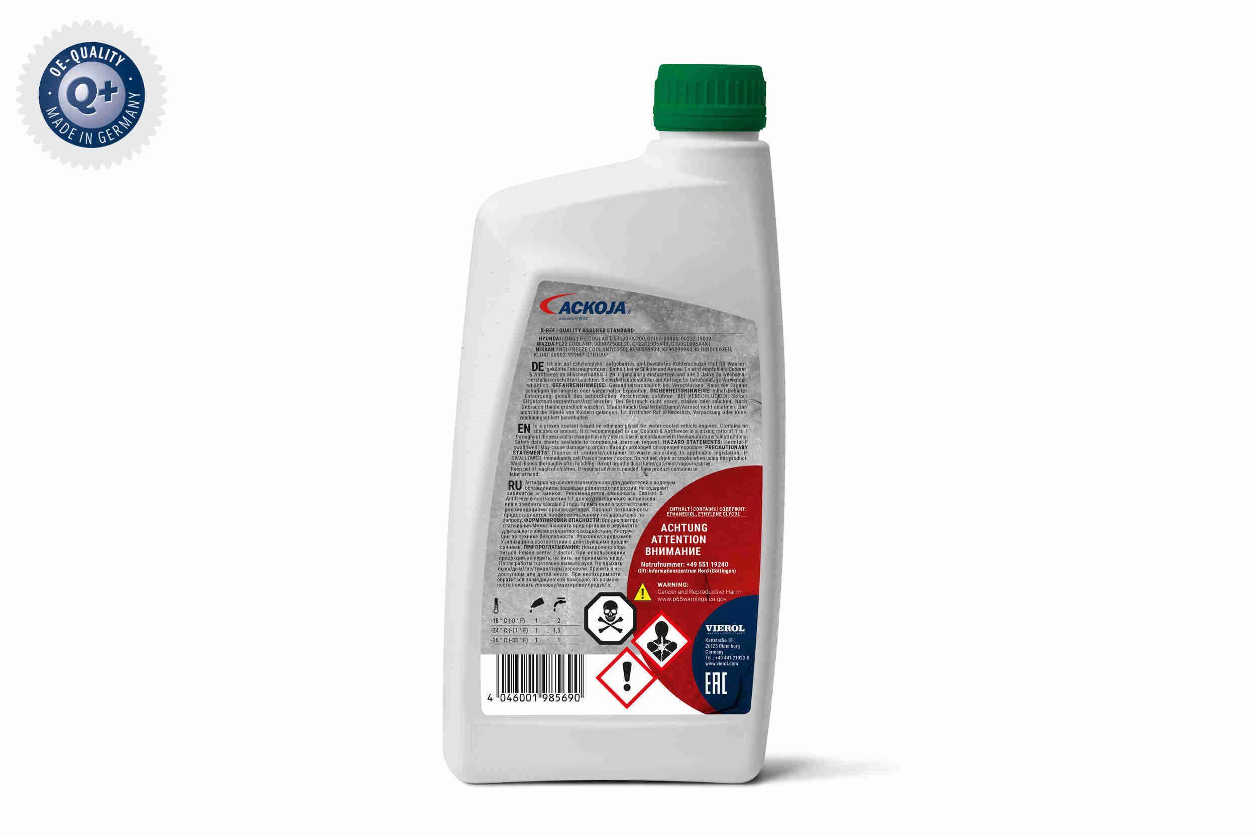 Antifrizas ACKOJA A60-0001