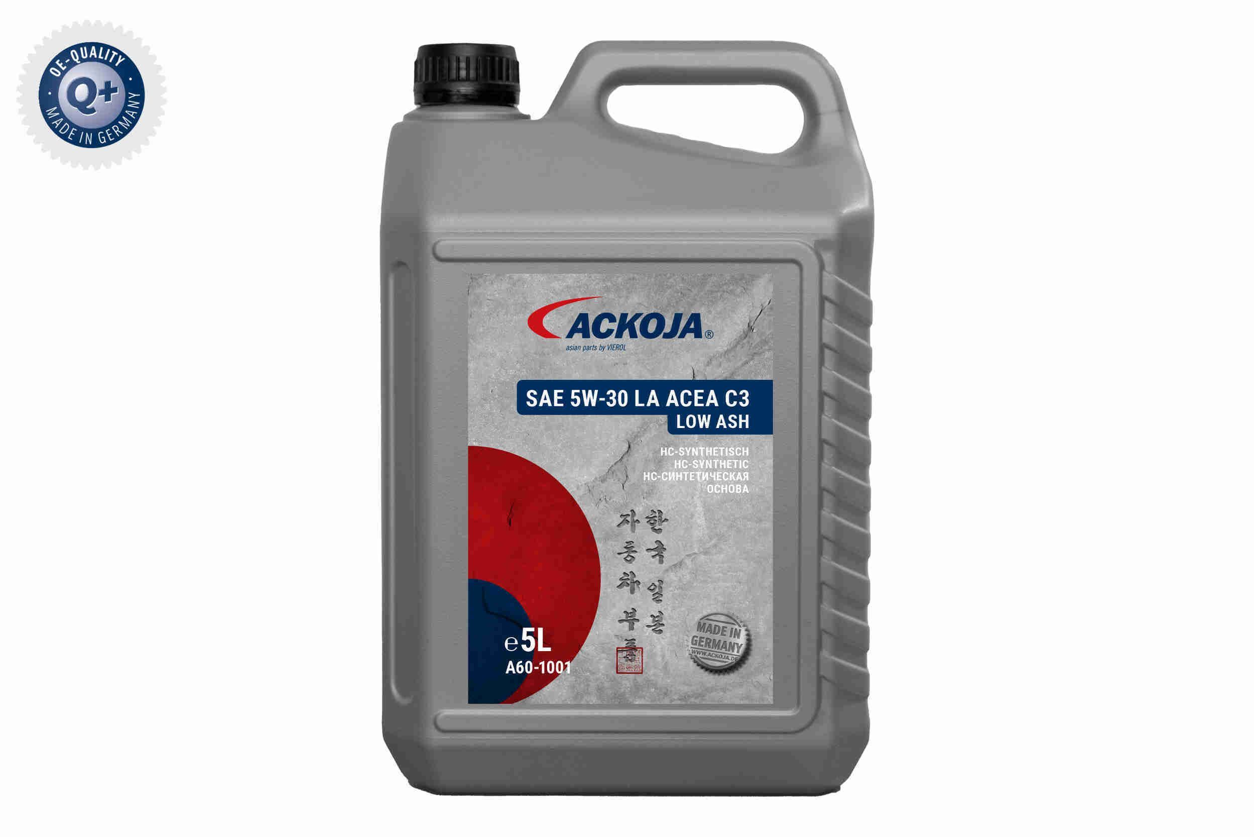Variklio alyva ACKOJA A60-1001