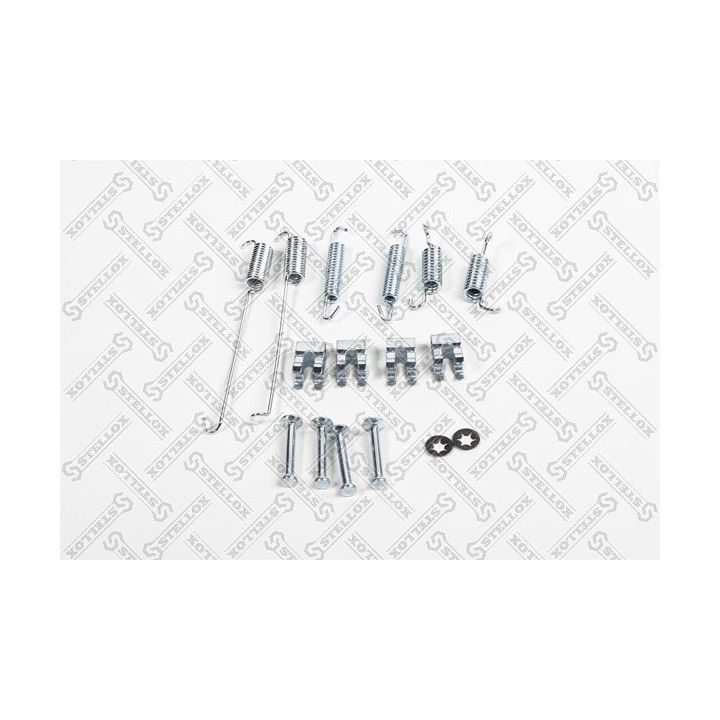 Priedų komplektas, diskinių stabdžių trinkelės STELLOX 00-01537-SX