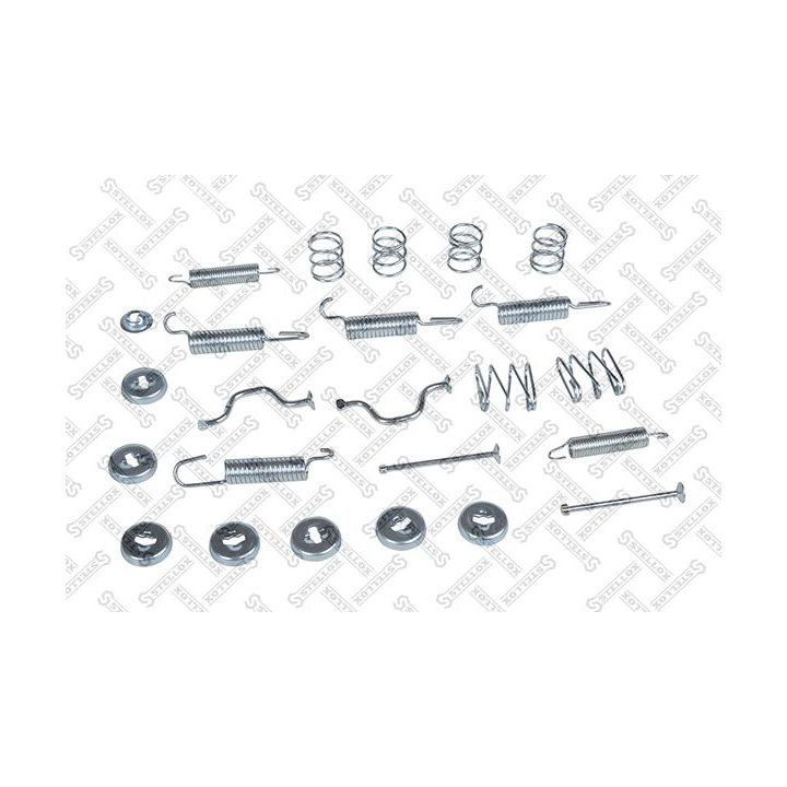 Priedų komplektas, diskinių stabdžių trinkelės STELLOX 00-01554-SX