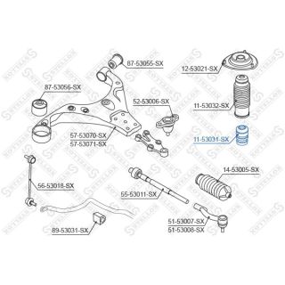 Atraminis buferis, pakaba STELLOX 11-53031-SX