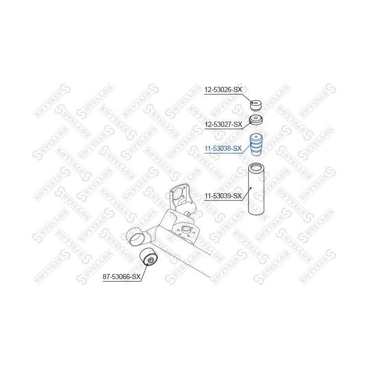 Atraminis buferis, pakaba STELLOX 11-53038-SX