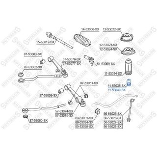 Atraminis buferis, pakaba STELLOX 11-53040-SX