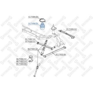 Atraminis buferis, pakaba STELLOX 11-71004-SX