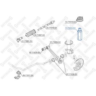 Atraminis buferis, pakaba STELLOX 11-71014-SX