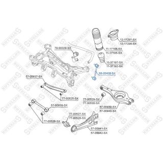 šarnyro stabilizatorius STELLOX 56-00408-SX