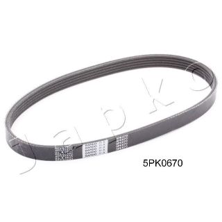 V formos rumbuoti diržai JAPKO 5PK670