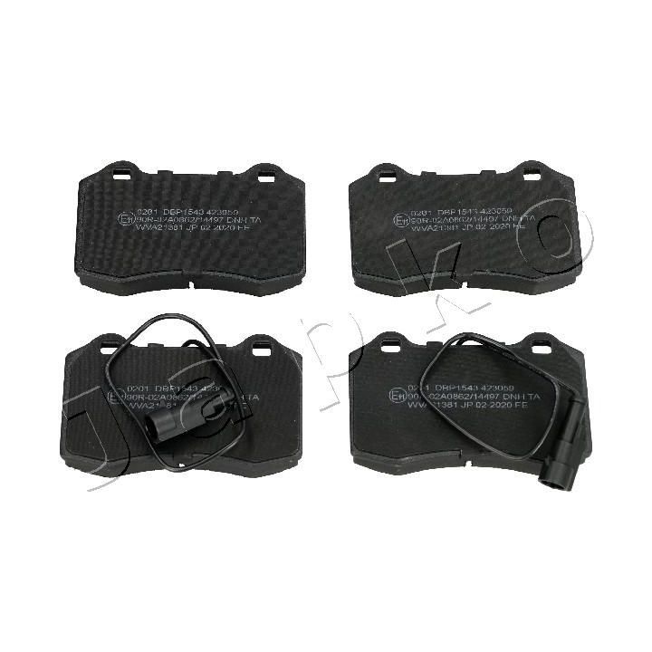 Stabdžių trinkelių rinkinys, diskinis stabdys JAPKO 500201