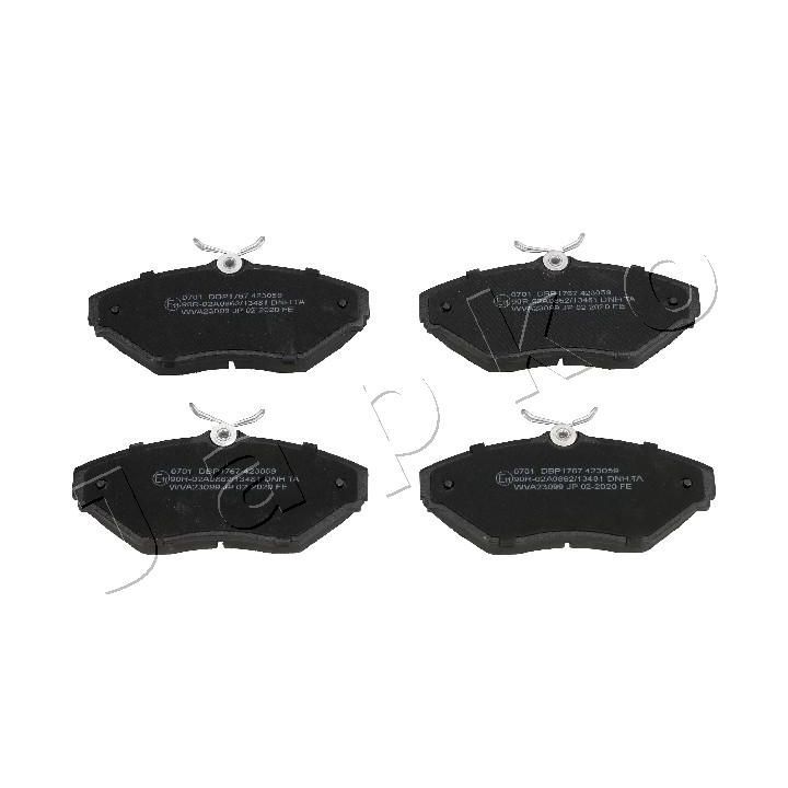 Stabdžių trinkelių rinkinys, diskinis stabdys JAPKO 500701