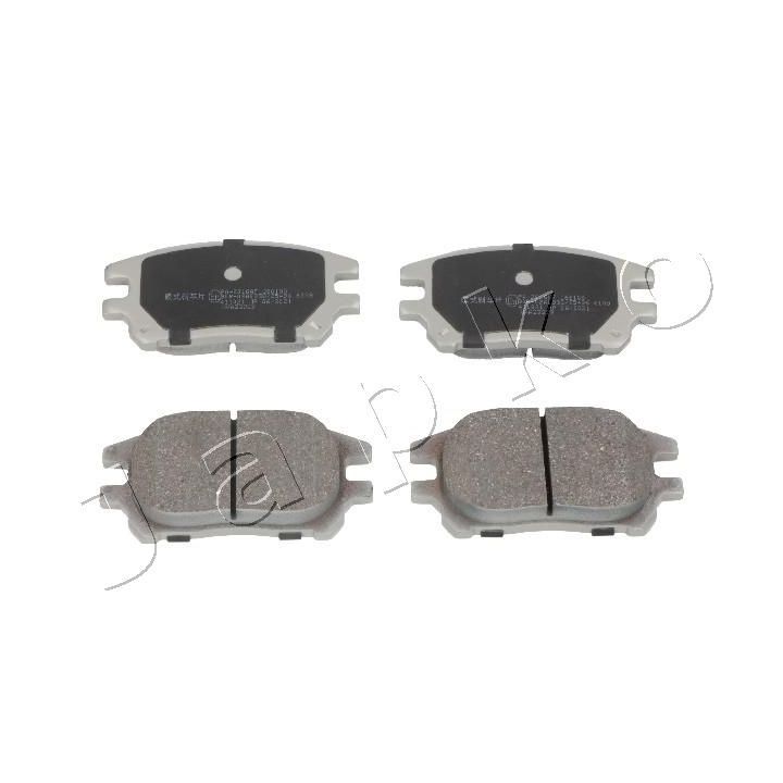 Stabdžių trinkelių rinkinys, diskinis stabdys JAPKO 502016