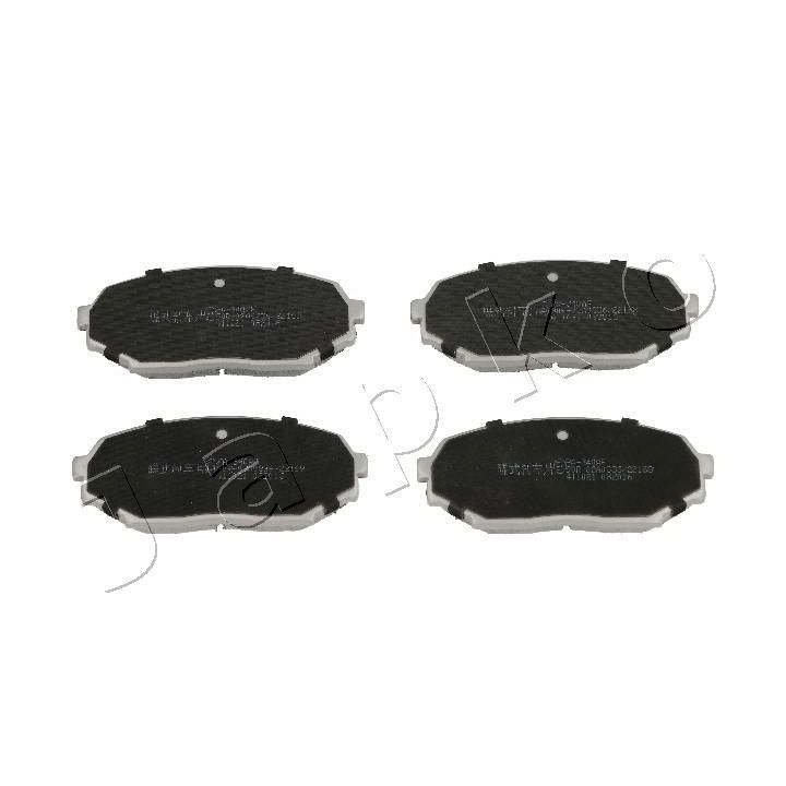 Stabdžių trinkelių rinkinys, diskinis stabdys JAPKO 50340