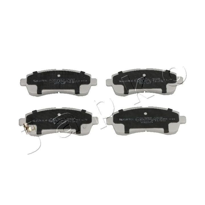 Stabdžių trinkelių rinkinys, diskinis stabdys JAPKO 50347