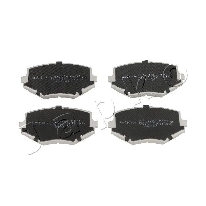 Stabdžių trinkelių rinkinys, diskinis stabdys JAPKO 50383