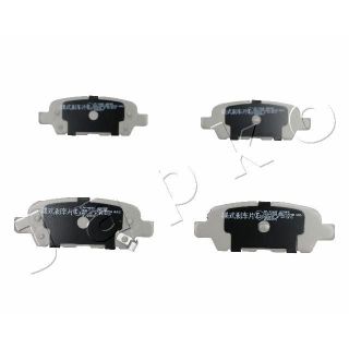 Stabdžių trinkelių rinkinys, diskinis stabdys JAPKO 51154