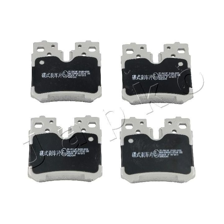 Stabdžių trinkelių rinkinys, diskinis stabdys JAPKO 512001