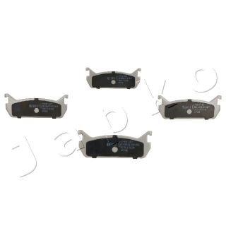 Stabdžių trinkelių rinkinys, diskinis stabdys JAPKO 51601