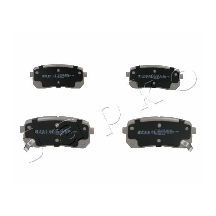 Stabdžių trinkelių rinkinys, diskinis stabdys JAPKO 51K07