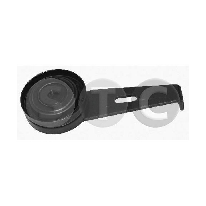 įtempiklio skriemulys, V formos rumbuotas diržas STC T404609