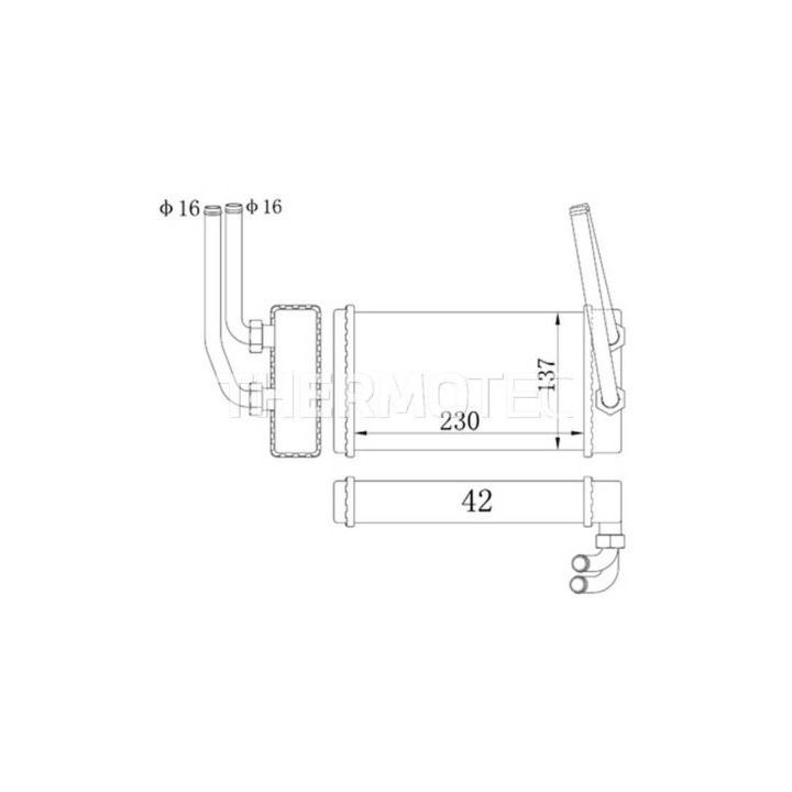 šilumokaitis, salono šildymas THERMOTEC D6G009TT