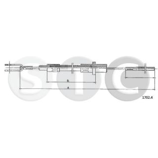 Sankabos trosas STC T481101