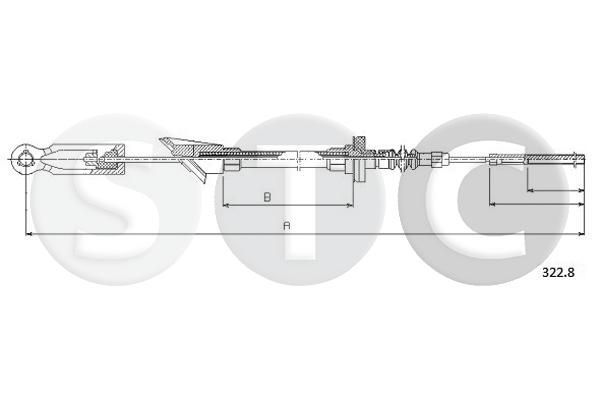 Sankabos trosas STC T482061
