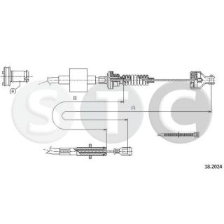 Sankabos trosas STC T482241