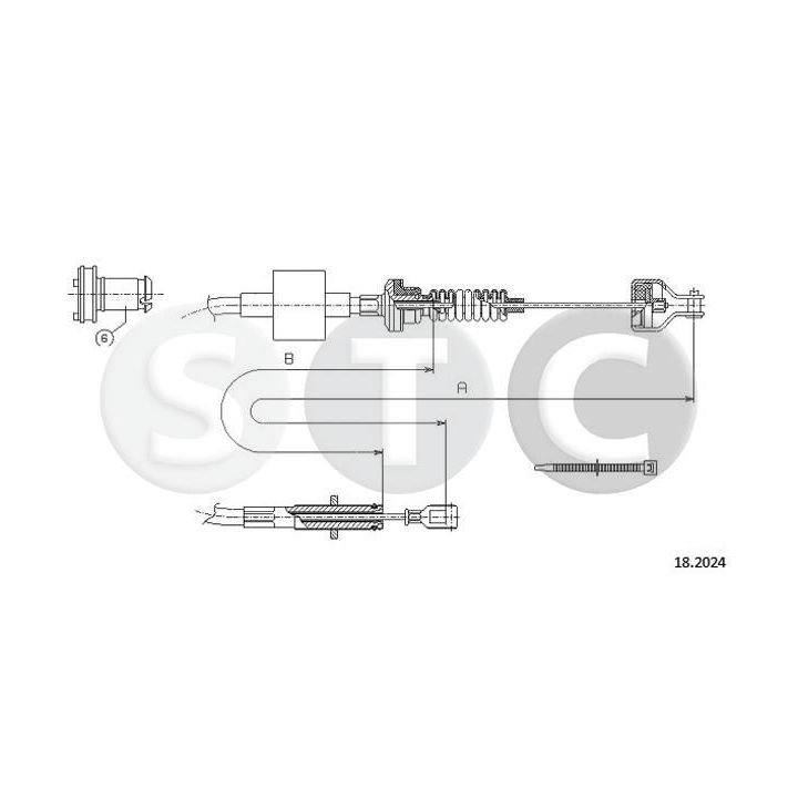 Sankabos trosas STC T482241