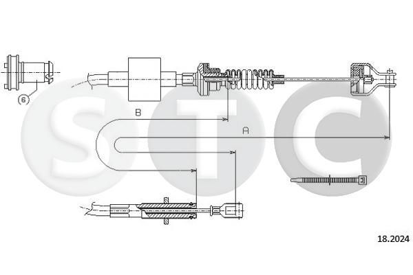 Sankabos trosas STC T482241