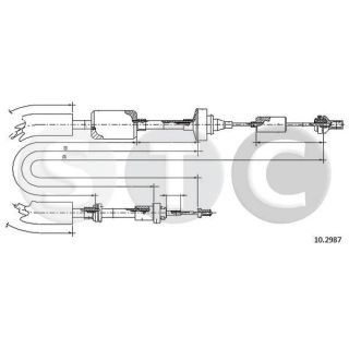 Sankabos trosas STC T482929