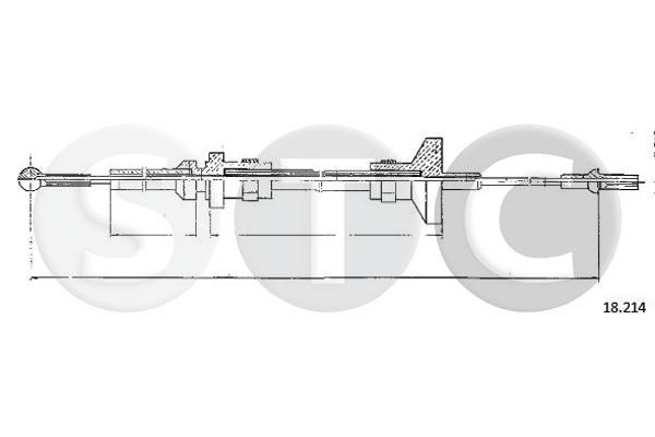 Sankabos trosas STC T483918