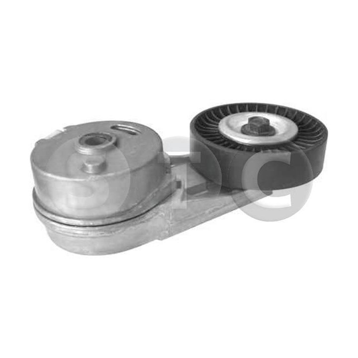 Diržo įtempiklis, V formos rumbuotas diržas STC T449359