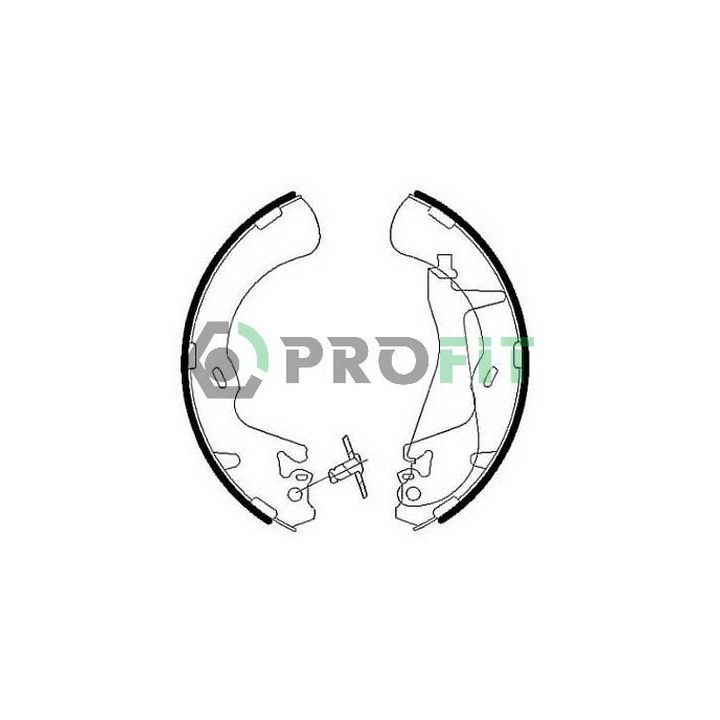 Stabdžių trinkelių komplektas PROFIT 5001-0010