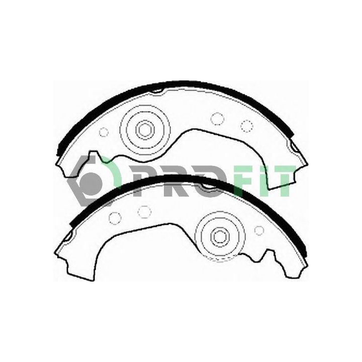 Stabdžių trinkelių komplektas PROFIT 5001-0027