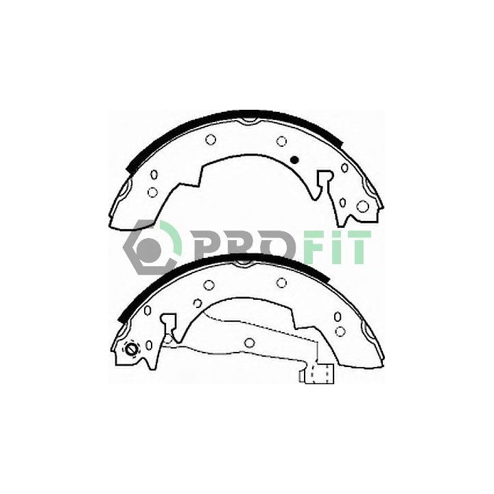 Stabdžių trinkelių komplektas PROFIT 5001-0173