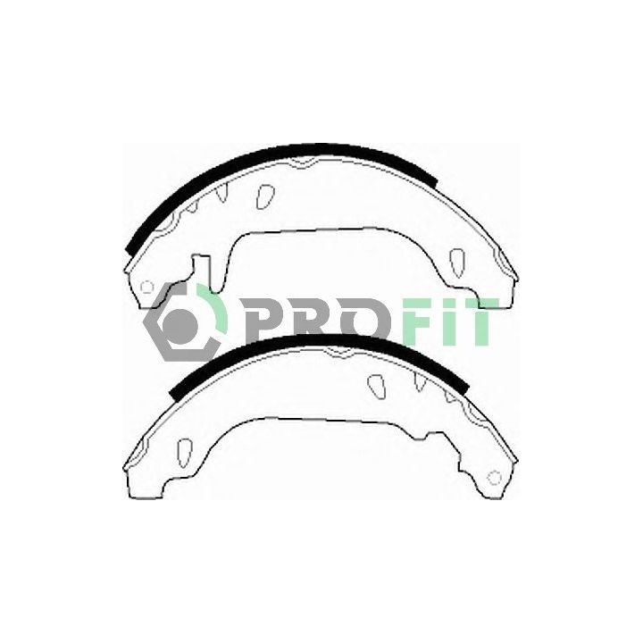 Stabdžių trinkelių komplektas PROFIT 5001-0243