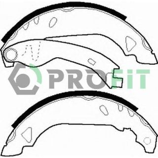 Stabdžių trinkelių komplektas PROFIT 5001-0263